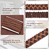 Imitation Leather Braided Lace Ribbon WL-WH0003-02B-4