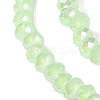 Baking Electroplate Glass Beads Strands DGLA-A039-J4mm-B10-3