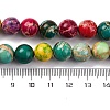 Dyed Natural Regalite/Imperial Jasper/Sea Sediment Jasper Beads Strands G-B124-C03-01-3