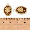 304 Stainless Steel Enamel Pendants STAS-I371-11G-02-3