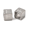 304 Stainless Steel European Beads STAS-D382-02F-P-1