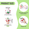 2Pcs Handmade Lampwork Bumpy Beads LAMP-TA0002-51A-4