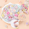 30Pcs Transparent Acrylic Beads TACR-YW0002-35-4
