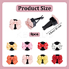 Bowknot Resin Car Air Vent Clips HJEW-OC00269-2