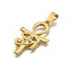 304 Stainless Steel Pendants STAS-B086-08G-2