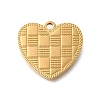 PVD Vacuum Plating 201 Stainless Steel Pendants STAS-C111-43G-1