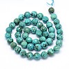 Natural Howlite Beads Strands TURQ-P027-42-3