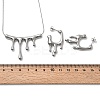 304 Stainless Steel Jewelry Sets SJEW-P007-01P-5