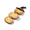 Halloween Theme Wood Big Pendants WOOD-Z004-09B-2