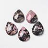 Natural Rhodonite Cabochons G-E335-02B-1