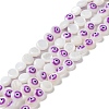 Natural Freshwater Shell Enamel Beads Strands BSHE-P033-04B-1