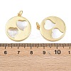 Natural Shell Pendants KK-L251-44G-A02-3