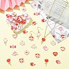 64Pcs 16 Styles Heart Alloy Enamel Charms ENAM-CJ0007-19-6