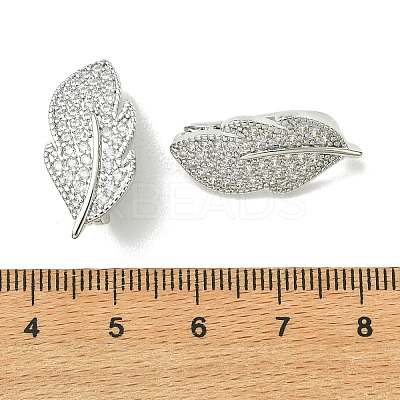 SHEGRACE Bras Micro Pave Clear Cubic Zirconia Snap Clasps XGRQ5F095-808P-1