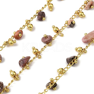 Handmade Brass Nuggets Link Chains CHC-L053-11G-07-1