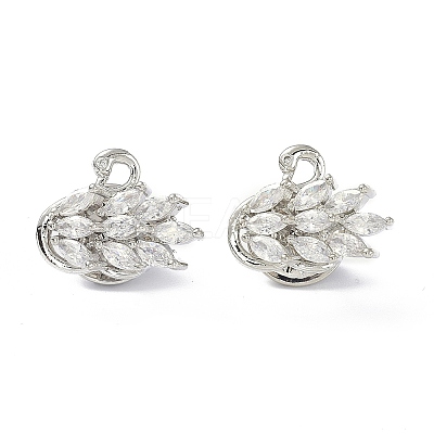 Sparkling Swan Brooch Pin LS-JEWB-K006-03P-1