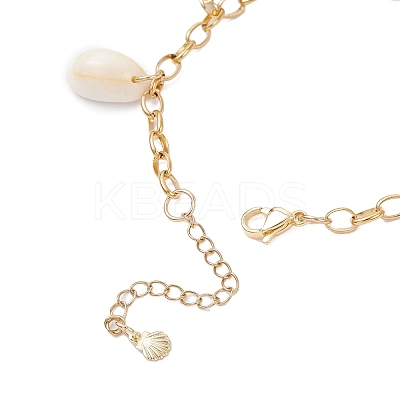 Stainless Steel & Alloy Enamel Charm Bracelets BJEW-JB12215-03-1