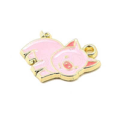 Zinc Alloy Enamel Pendants FIND-Z080-01G-02-1