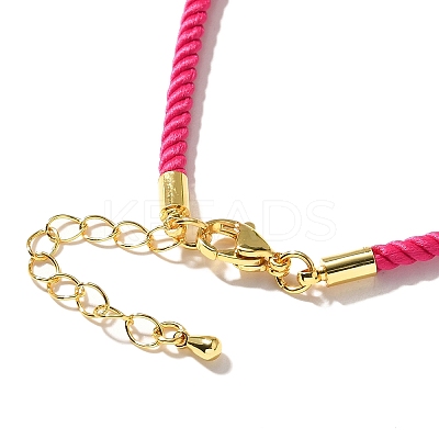 Nylon Milan Cord Necklace Making MAK-M028-01G-26-1