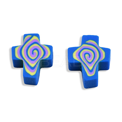 Handmade Polymer Clay Beads CLAY-T020-30A-1