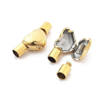 Ion Plating(IP) 304 Stainless Steel European Clasps STAS-Z115-04G-02-1