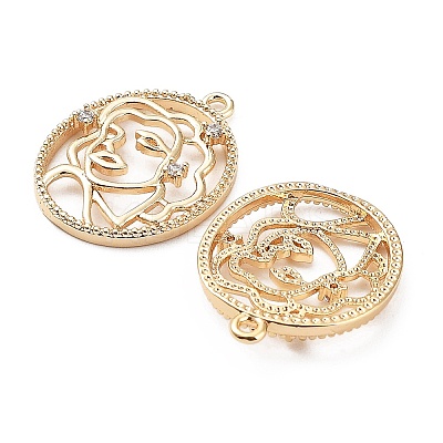 Brass Pendants KK-Q785-04G-1
