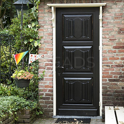 Polyester Flag with Bamboo Handle AJEW-WH0314-926-1