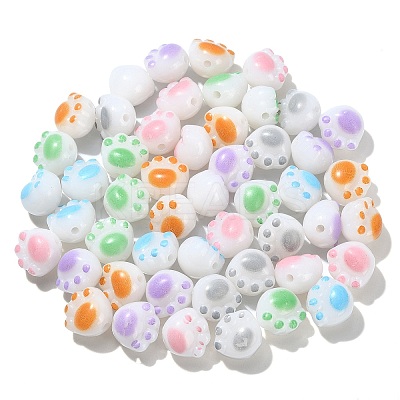 100Pcs Opaque Acrylic Beads OACR-CJ0001-31-1