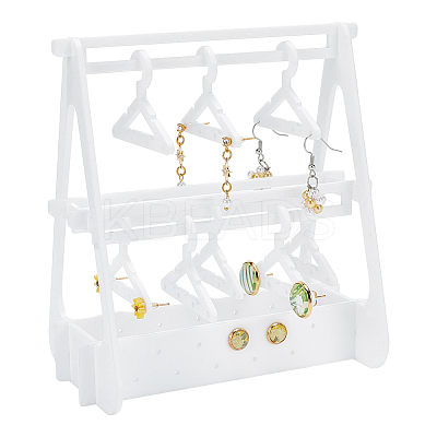 Opaque Acrylic Earring Display Hanger EDIS-HY0001-04B-1
