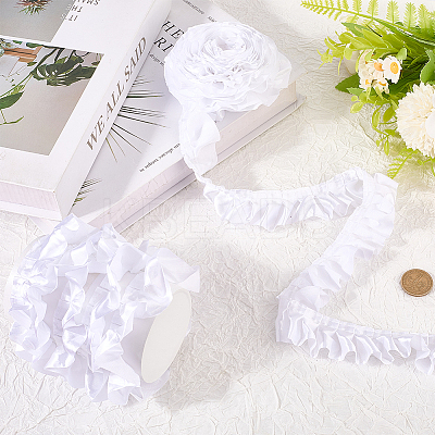 10M Polyester Ruffled Trimming OCOR-GF0004-57D-1