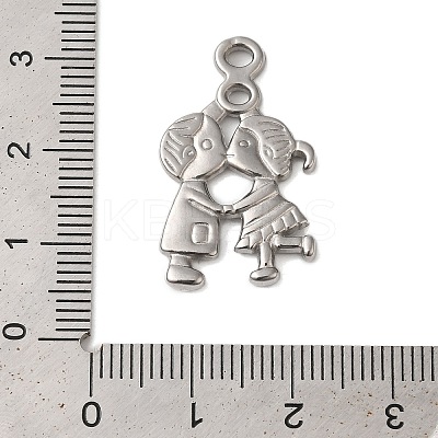 Non-Tarnish 304 Stainless Steel Pendants STAS-N103-75P-1