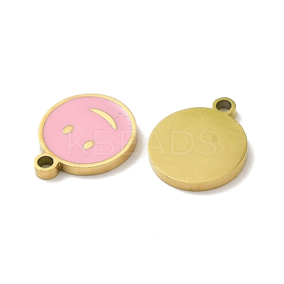 Ion Plating(IP) 316L Surgical Stainless Steel Charms STAS-D035-04B-G-1