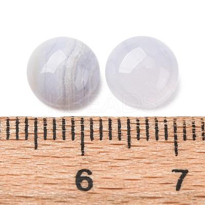 Natural Blue Lace Agate Cabochons G-O185-01H-02-1