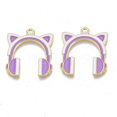 Alloy Enamel Pendants PALLOY-N170-022A-NR-1