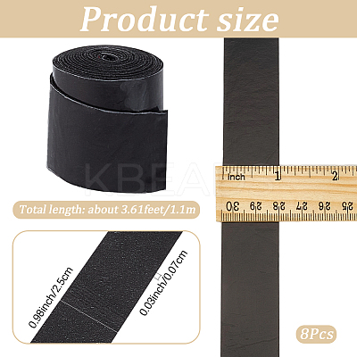 PU Leather Anti-slip Badminton Tennis Racket Grip Tape DIY-SP0005-45H-1