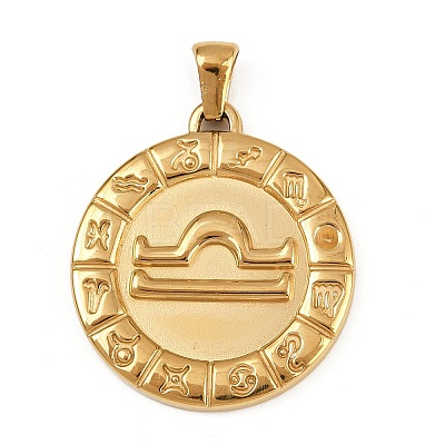 304 Stainless Steel Pendants STAS-C131-04G-07-1