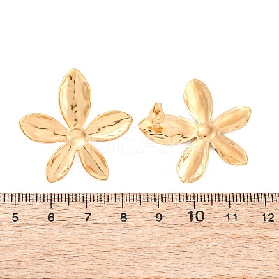304 Stainless Steel Stud Earrings for Women EJEW-K306-16G-1