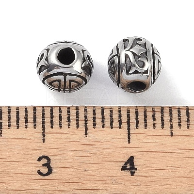 316 Surgical Stainless Steel Beads STAS-P362-07AS-01-1