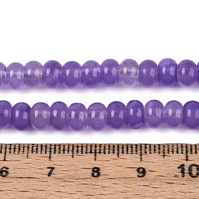Dyed Natural White Jade Beads Strands X-G-T139-59A-08-1