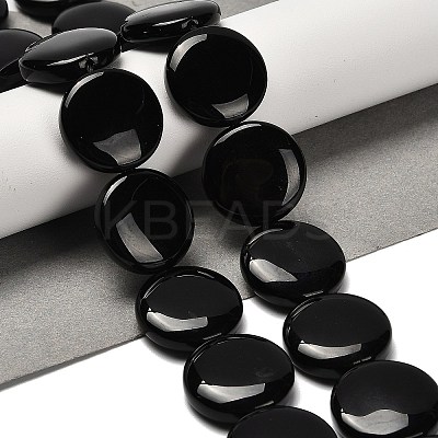 Natural Obsidian Beads Strands G-P562-D01-02-1