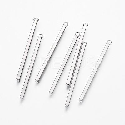 Non-Tarnish 304 Stainless Steel Pendants STAS-L218-19P-1