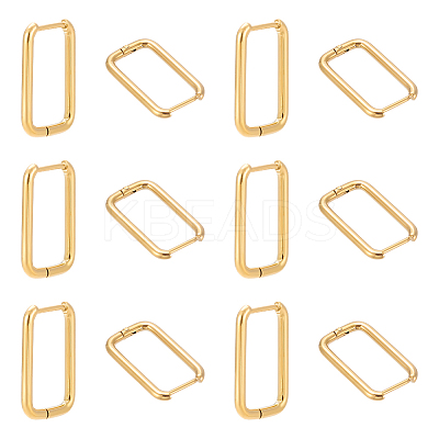 6 Pairs 201 Stainless Steel Hoop Earrings EJEW-UN0003-13A-1