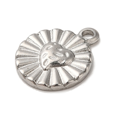 Non-Tarnish 304 Stainless Steel Charms STAS-R223-03-1
