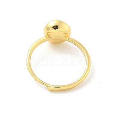 Brass Open Cuff Ring Settings KK-G518-10G-04-1