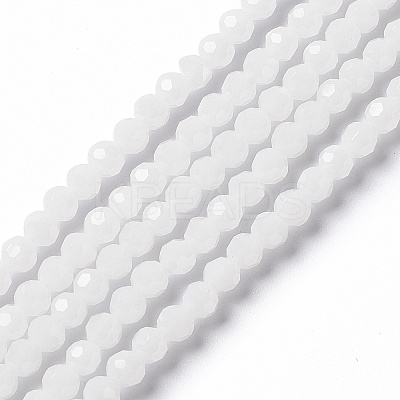 Imitation Jade Glass Beads Strands EGLA-J042-4mm-30-1