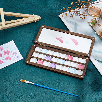 Wood Magnetic Flip Top Paintbox AJEW-WH0348-685-1