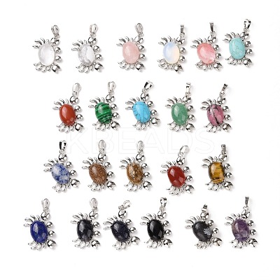 Natural & Synthetic Gemstone Pendants G-D469-01P-1