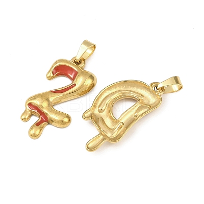 304 Stainless Steel Enamel Pendants STAS-Z174-01G-1