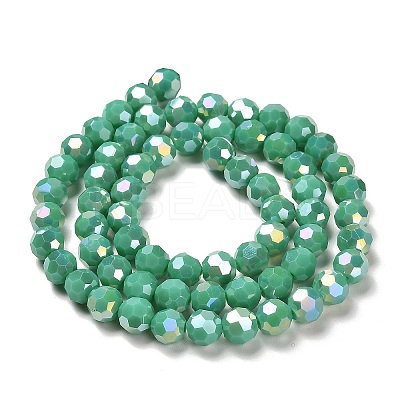 Opaque Glass Beads Stands EGLA-A035-P8mm-B13-1