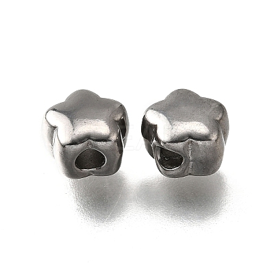 304 Stainless Steel Beads STAS-V009-07P-1